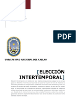 Eleccion Intertemporal