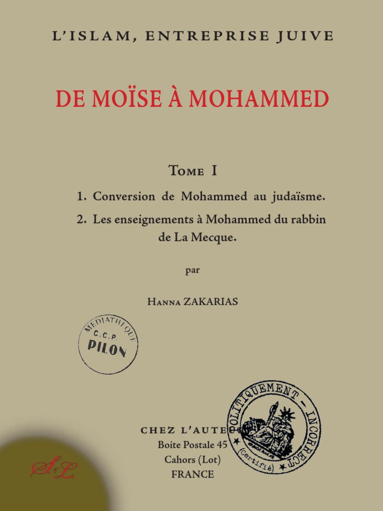 洋書 DE MOISE A MOHAMMED  HANNA ZAKARIAS 洋書 DE MOISE A MOHAMMED HANNA ZAKARIAS De Moïse à Mohammed