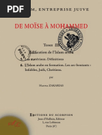 (Tome 3) "De Moïse À Mohammed, L'islam Entreprise Juive" Par Le Père Gabriel Théry (Hanna Zakarias)