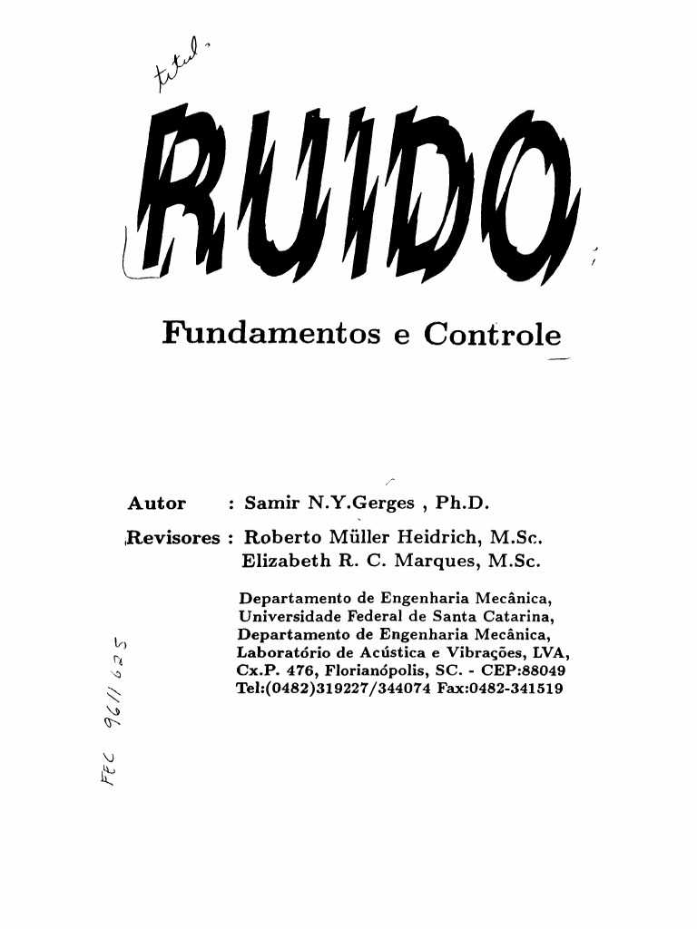 専用ページ(#620) Ruido Fundamentos e Controle | PDF | Acústica | Ondas