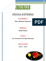 Deuda Externa