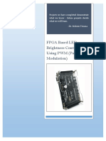 FPGA Based LED Brightness Controller Using PWM