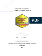 Proposal Penelitian Perhitungan Permeabilitas