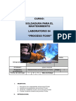 Informe de Soldadura FCAW 