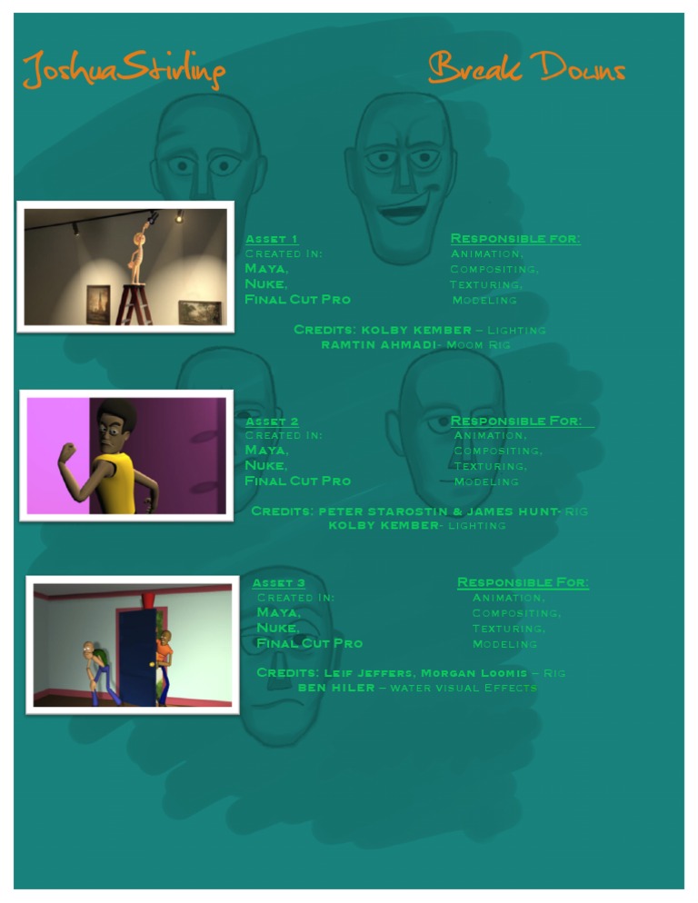 3D Animation Asset Breakdown Guide | PDF