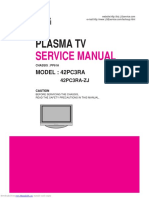 LG Plasma TV Service Manual