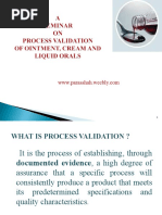Process Validation of Ointment Creams | PDF | Verification And ...