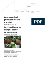 Cum Amenajezi Primăvara Aceasta o Și Funcțională Care Se Întreține Doar Cu Furtunul Cu Apă - Casa Și Grădina