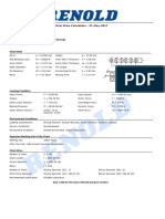 Chain Drive Calculation - 31-May-2017: Chain: ANSI 60 (ISO 606) Duplex Renold Synergy Serial Number: GY60A2