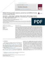 Psychiatry Research: Articleinfo