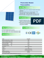 Quality and Safety: Photovoltaic Module Polycrystalline