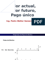 Valor Actual, Valor Futuro, Pago Único