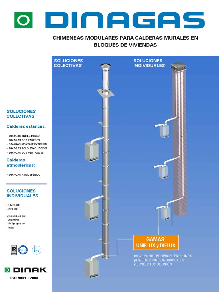 CHIMENEAS MODULARES | Acero | Regulación