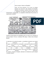 Gêneros Textuais e Leitura em Espanhol