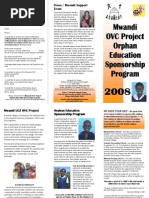 Download Mwandi Orphan Children Project Brochure by Mwandi Zambia Orphans and Vulnerable Children Project SN35001638 doc pdf
