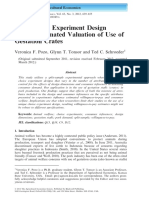 How Choice Experiment Design Affects Estimated Valuation of Use of Gestation Crates