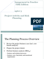 Project Management in Practice Fifth Edition Project Activity and Risk Planning