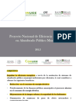 Proyecto Nacional de Eficiencia Energética en Alumbrado Público Municipal