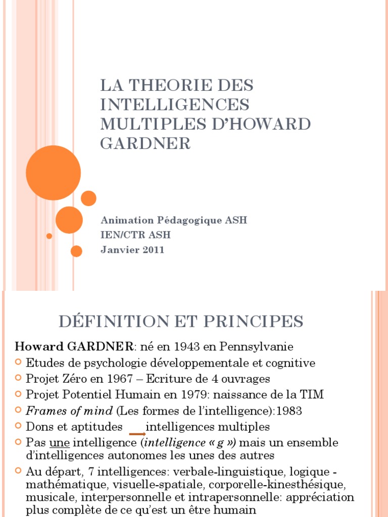 Howard Gardner Et Sa Théorie Sur Les Intelligences Multiples – DRXKT