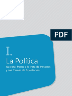 Política Nacional Frente A La Trata de Personas y Sus Formas de Explotación PDF