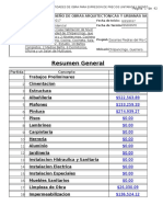 Catalogo de Conceptos Casa Habitacion