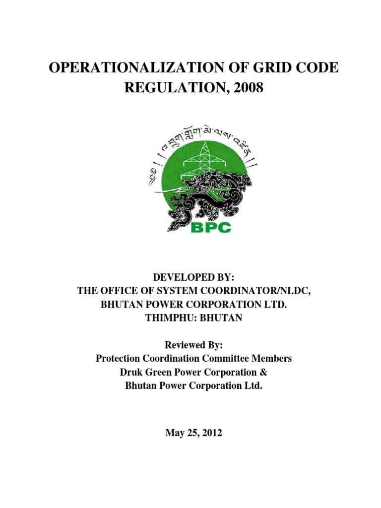 Grid Code Regulation Operationalization-3 | PDF | Electrical Substation ...