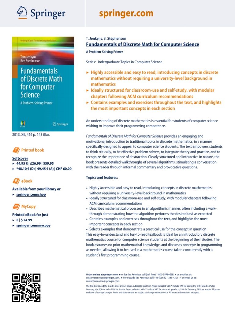 Discrete Math for Computer Science Students | PDF | Discrete ...