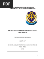 Institución Educativa Secundaria Emblemática María Auxiliadora Puno