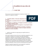 Pautas Para El Análisis de Una Obra de Arquitectura PAV