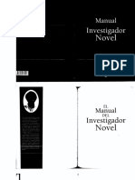 El Manual Del Investigador Novel PDF