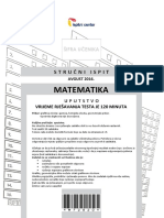 MATEM Stručni Ispit AVGUST 2016