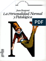 La Personalidad Normal y Patológica (Jean Bergeret) PDF