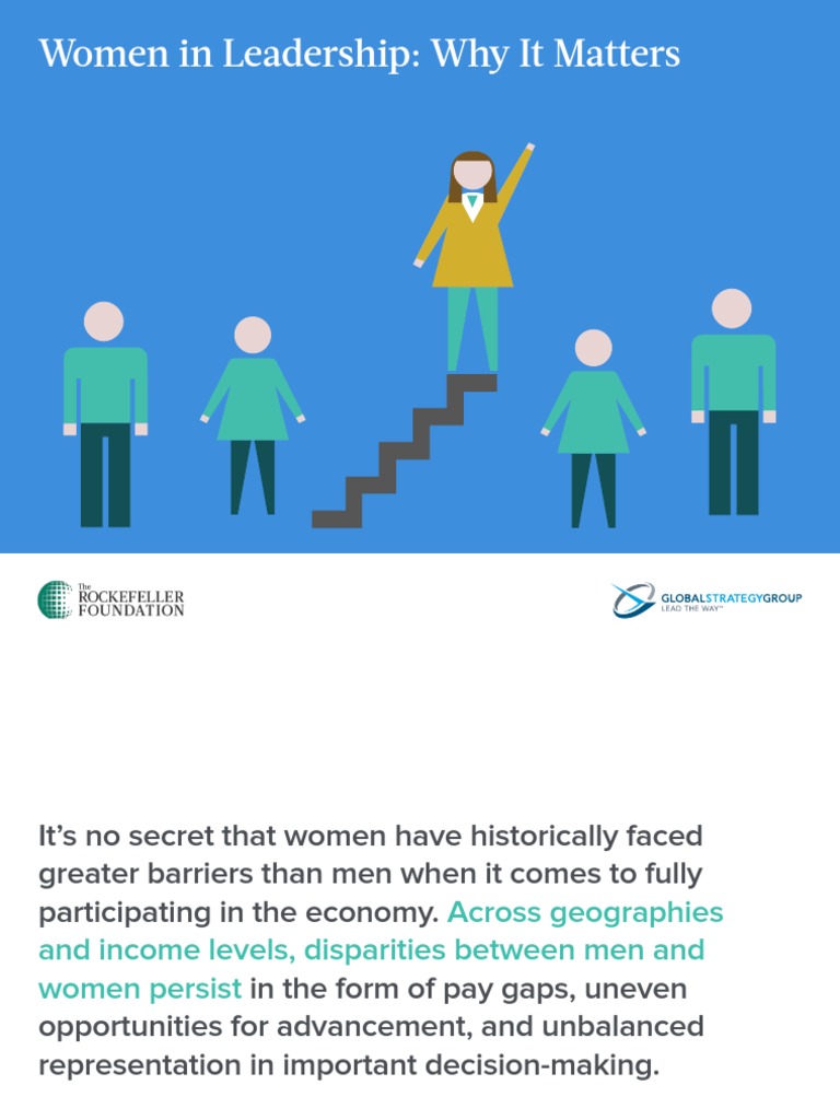 Women in Leadership Why It Matters PDF | PDF | Mentorship | Leadership