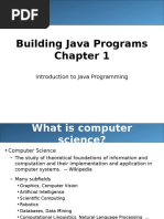 Building Java Programs: Introduction To Java Programming