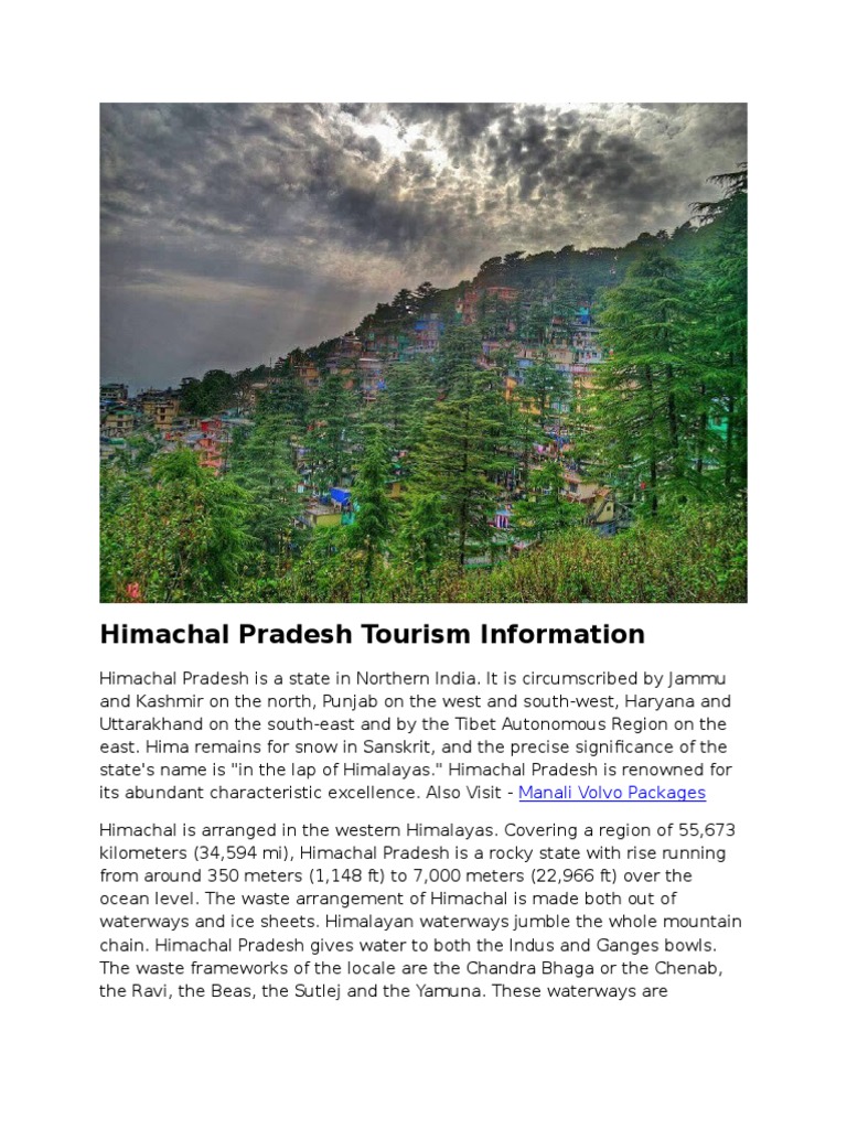 himachal pradesh tourism pdf