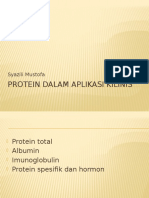 Protein Dalam Aplikasi Kilinis