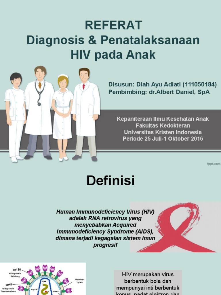 Diagnosis Dan Penatalaksanaan HIV Pada Anak | PDF