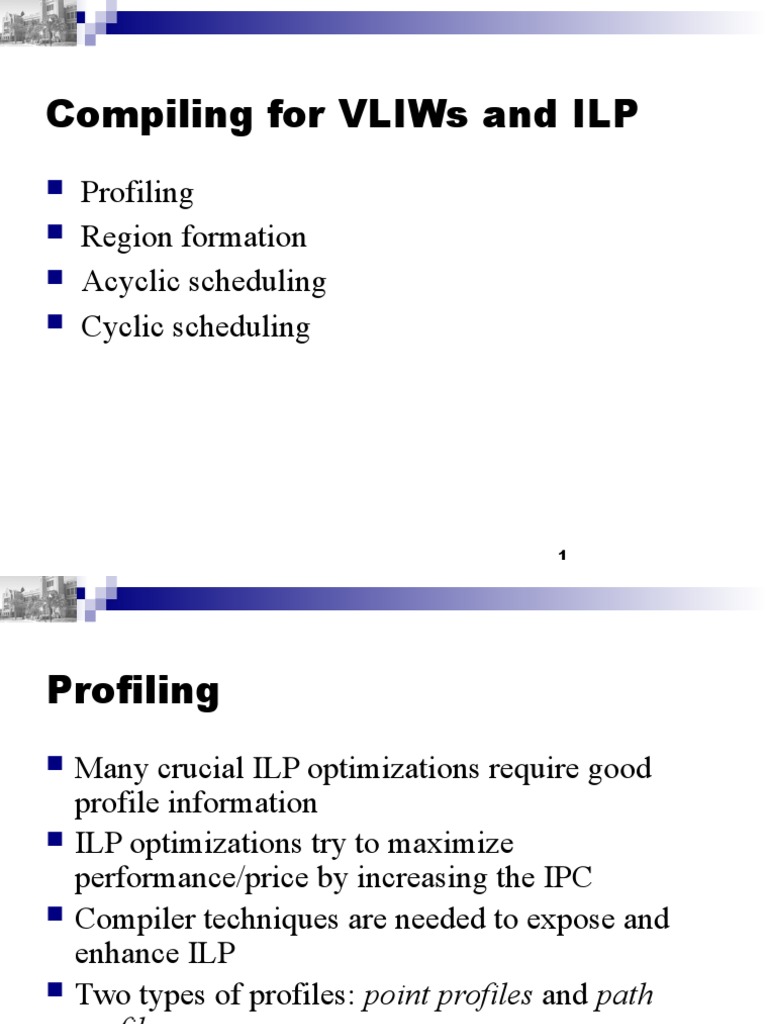 VLIW and ILP Compilation Techniques | PDF | Compiler | Control Flow