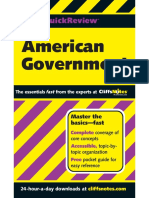 American Government Cliffs Quick Review PDF