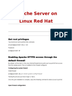 Apache Server On Linux Red Hat