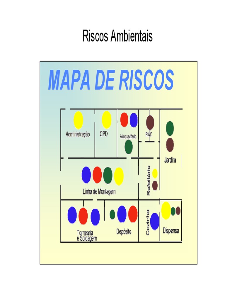 Mapa de Riscos Ambientais no Trabalho | PDF | Radiação eletromagnética ...