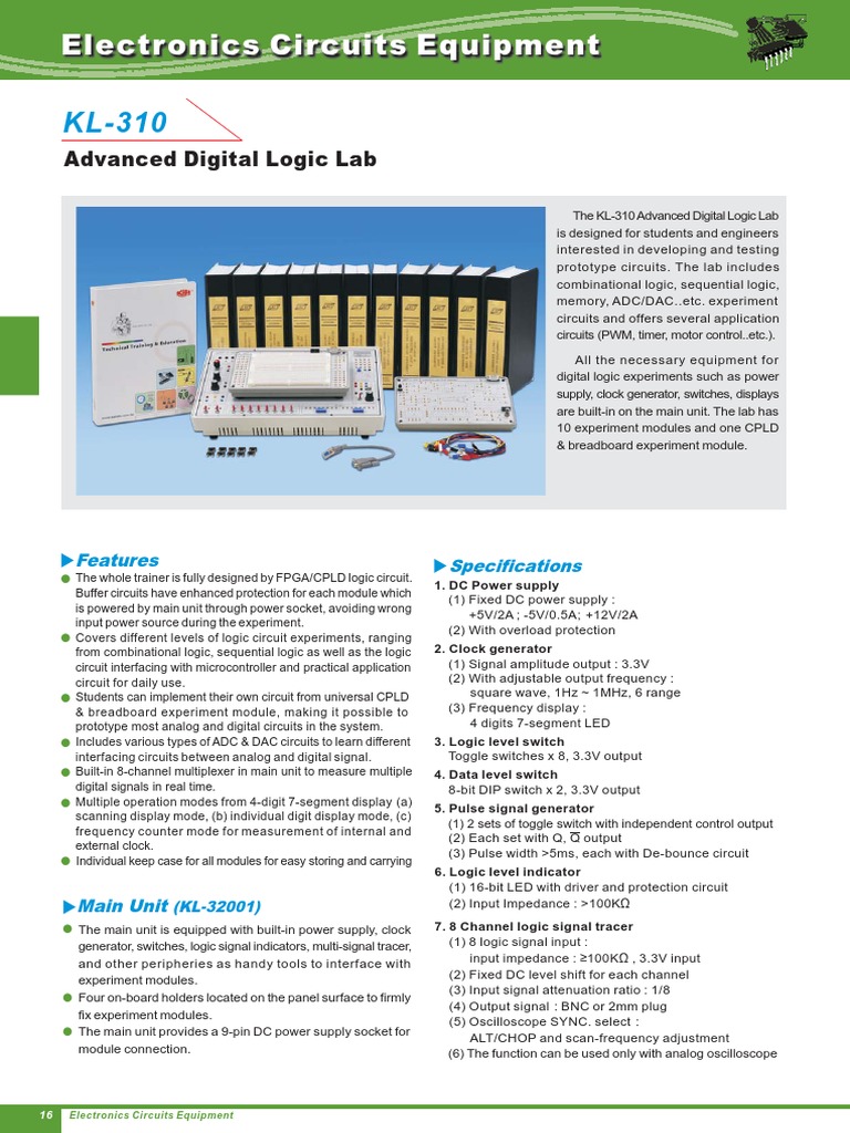 KL 310 | PDF | Electronic Circuits | Analog To Digital Converter