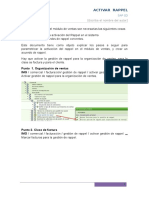 SAP Rappel en SD Activacion PDF