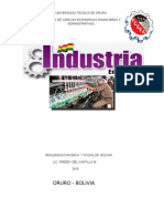 La Industria en Bolivia