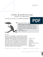 Diseño Del Perfil Del Cargo Basado en Competencias PDF