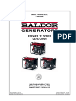 Premier R' Series Generator: Operator'S Manual For Your