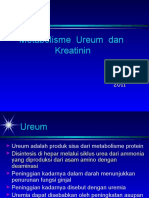 Metabolisme Ureum & Kreatinin