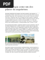 Sociologia: Um Pilar Da Arquitetura