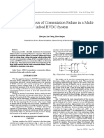 Simulation Analysis of Commutation Failure in Multi-infeed HVDC Systems