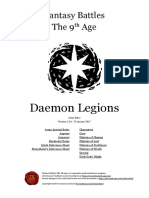 Fantasy Battles The 9 Age: Daemon Legions